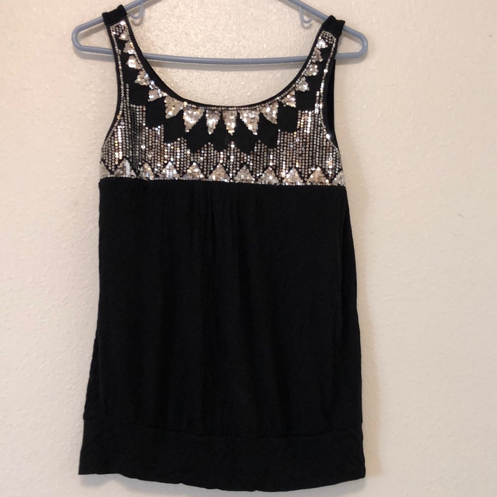 Studio Y women black tank , size medium